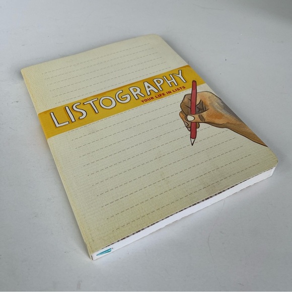 Listography Your Life in Lists Journal - Reflective Notebook - Picture 2 of 4